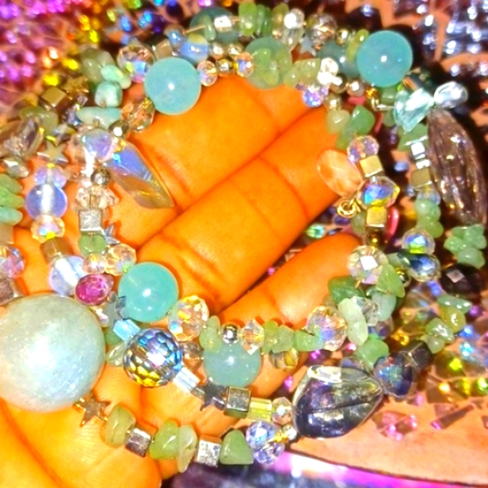 PBS Mint Galaxy Cluster Bracelet